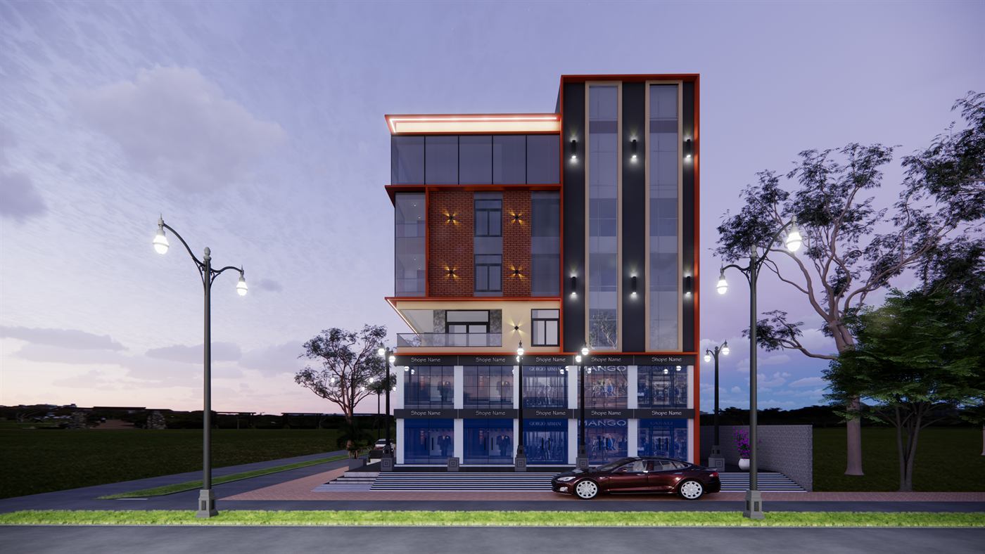 Exterior concept, Building 1, image 11 of 13