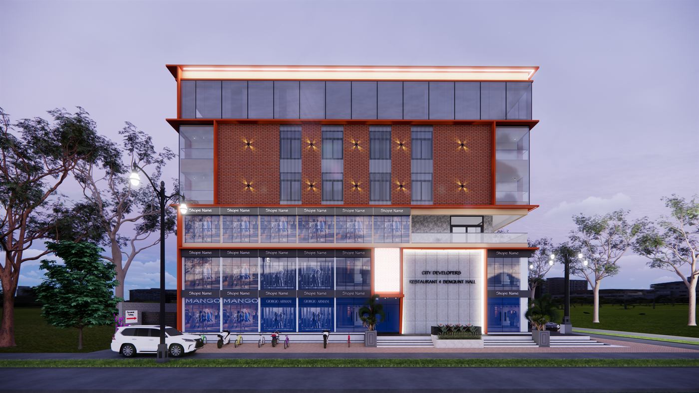 Exterior concept, Building 1, image 12 of 13