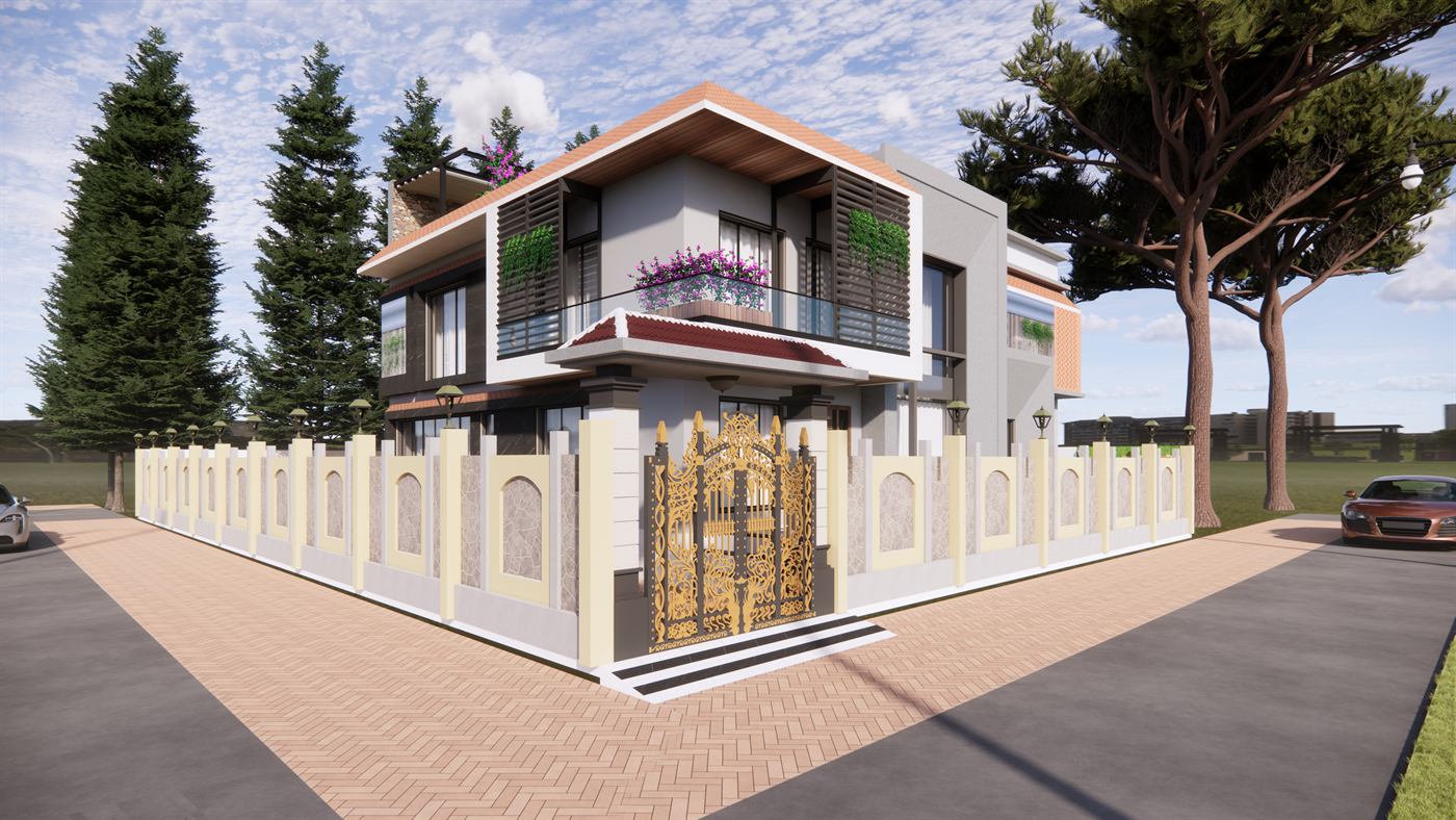 Exterior concept, Building 2, image 1 of 5