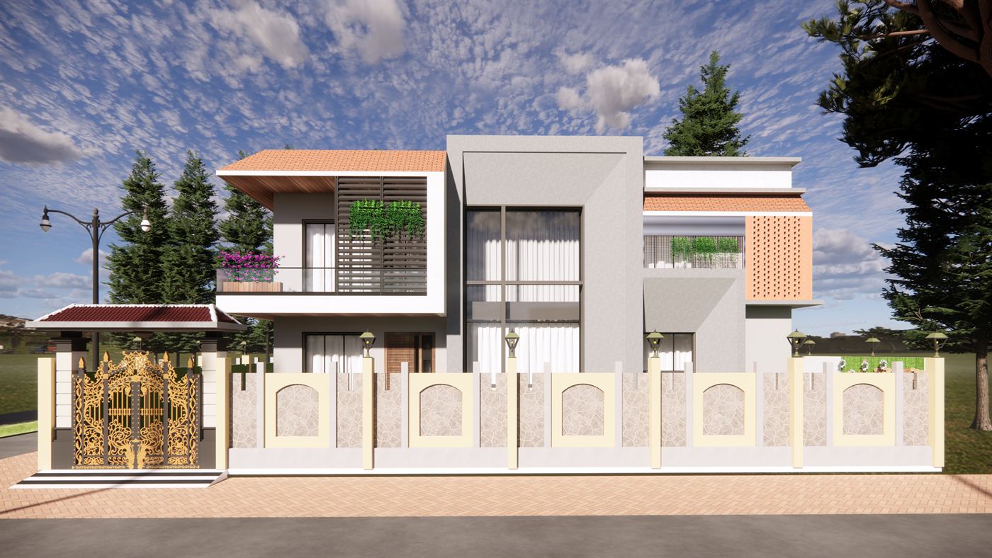 Exterior concept, Building 2, image 2 of 5