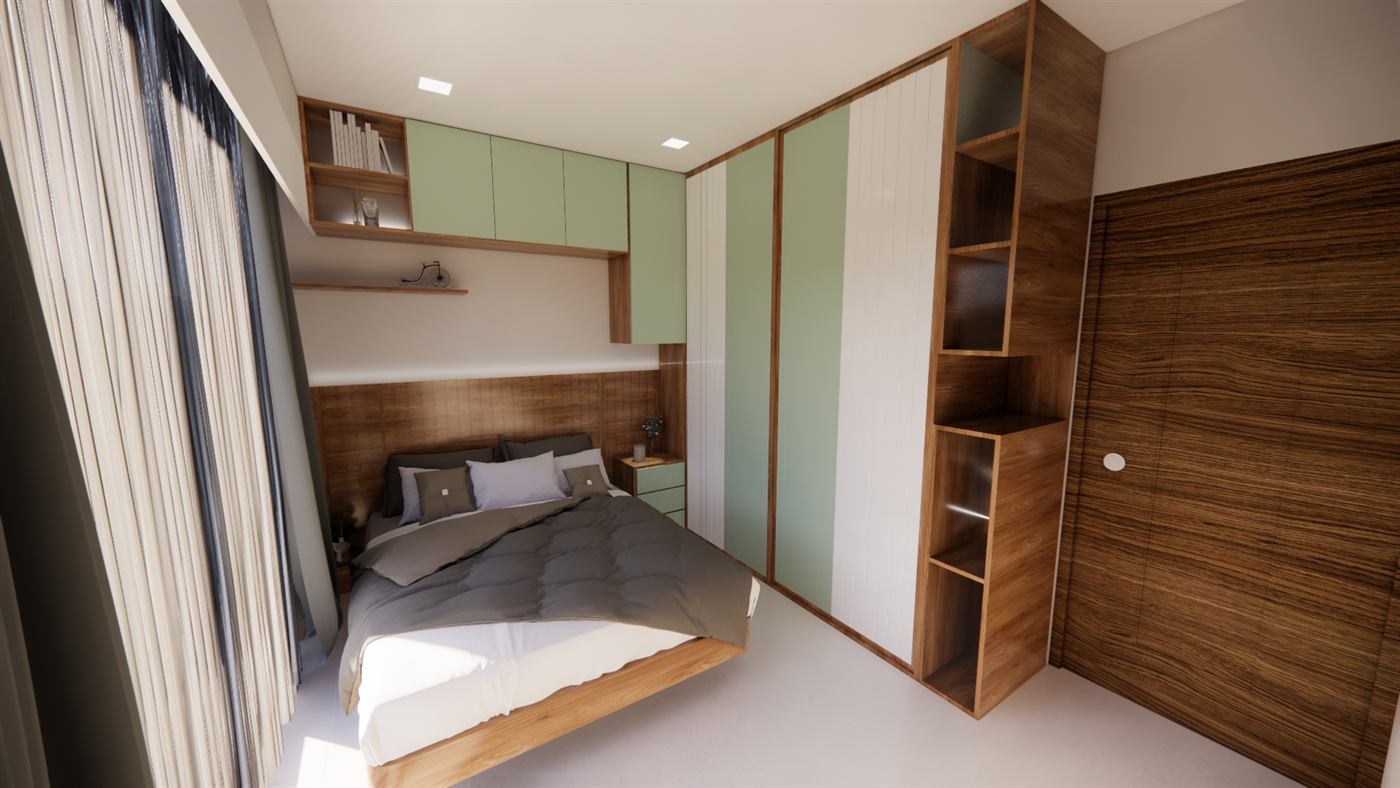 Residential concept &mdash; Bedroom, image 4 of 24