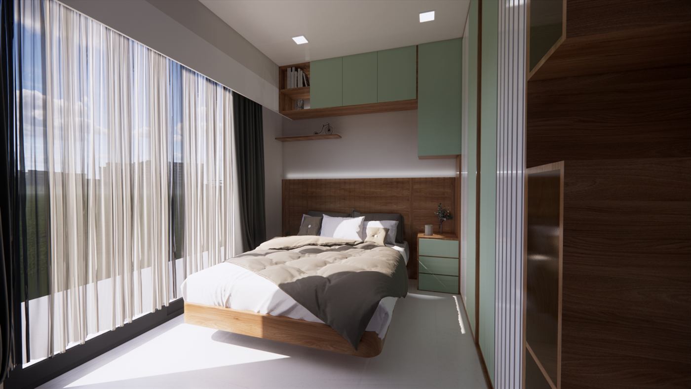 Residential concept &mdash; Bedroom, image 5 of 24
