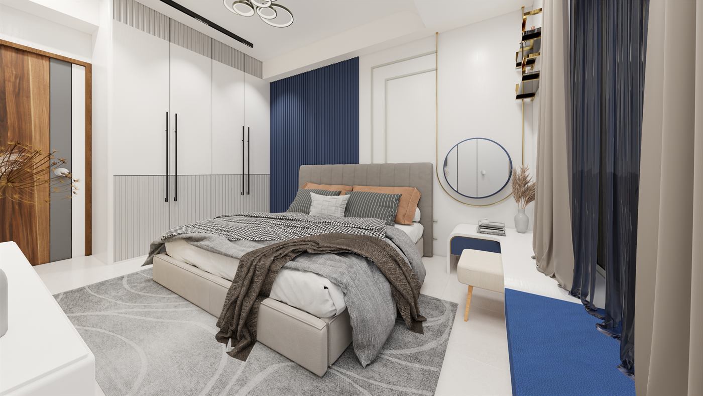 Residential concept &mdash; Bedroom, image 1 of 9