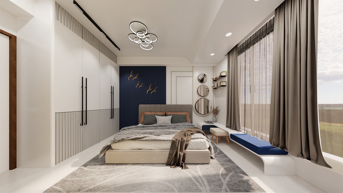 Residential concept &mdash; Bedroom, image 5 of 9