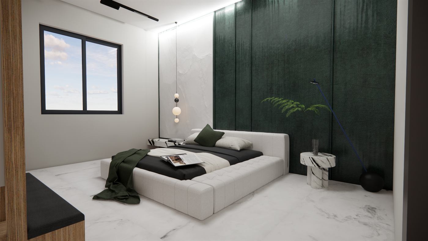 Residential concept &mdash; Bedroom, image 4 of 5
