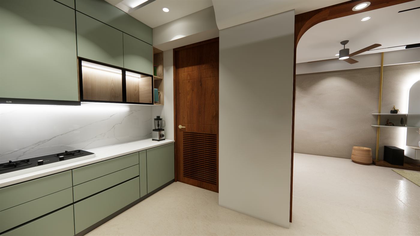Residential concept &mdash; Kitchen, image 20 of 49