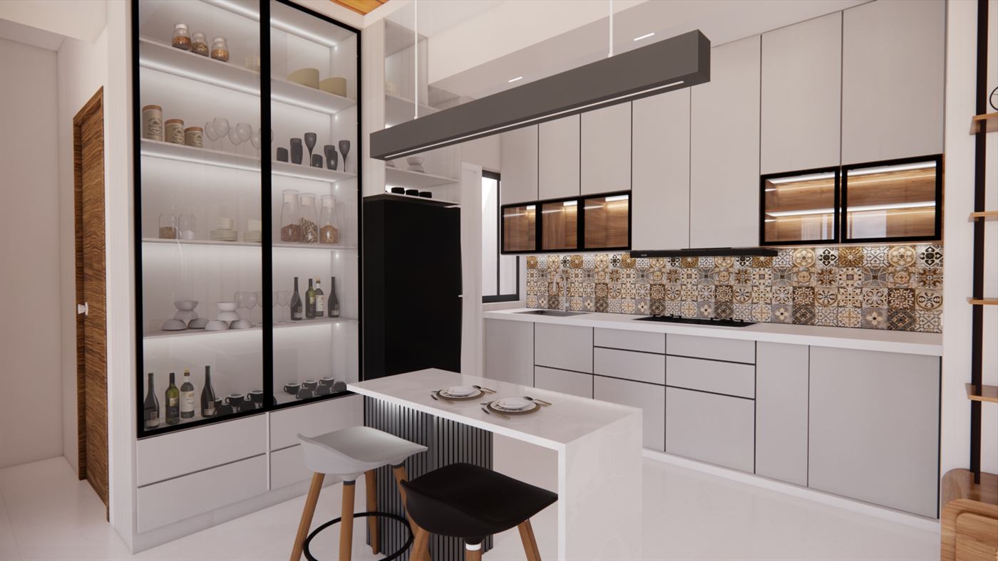 Residential concept &mdash; Kitchen, image 9 of 24