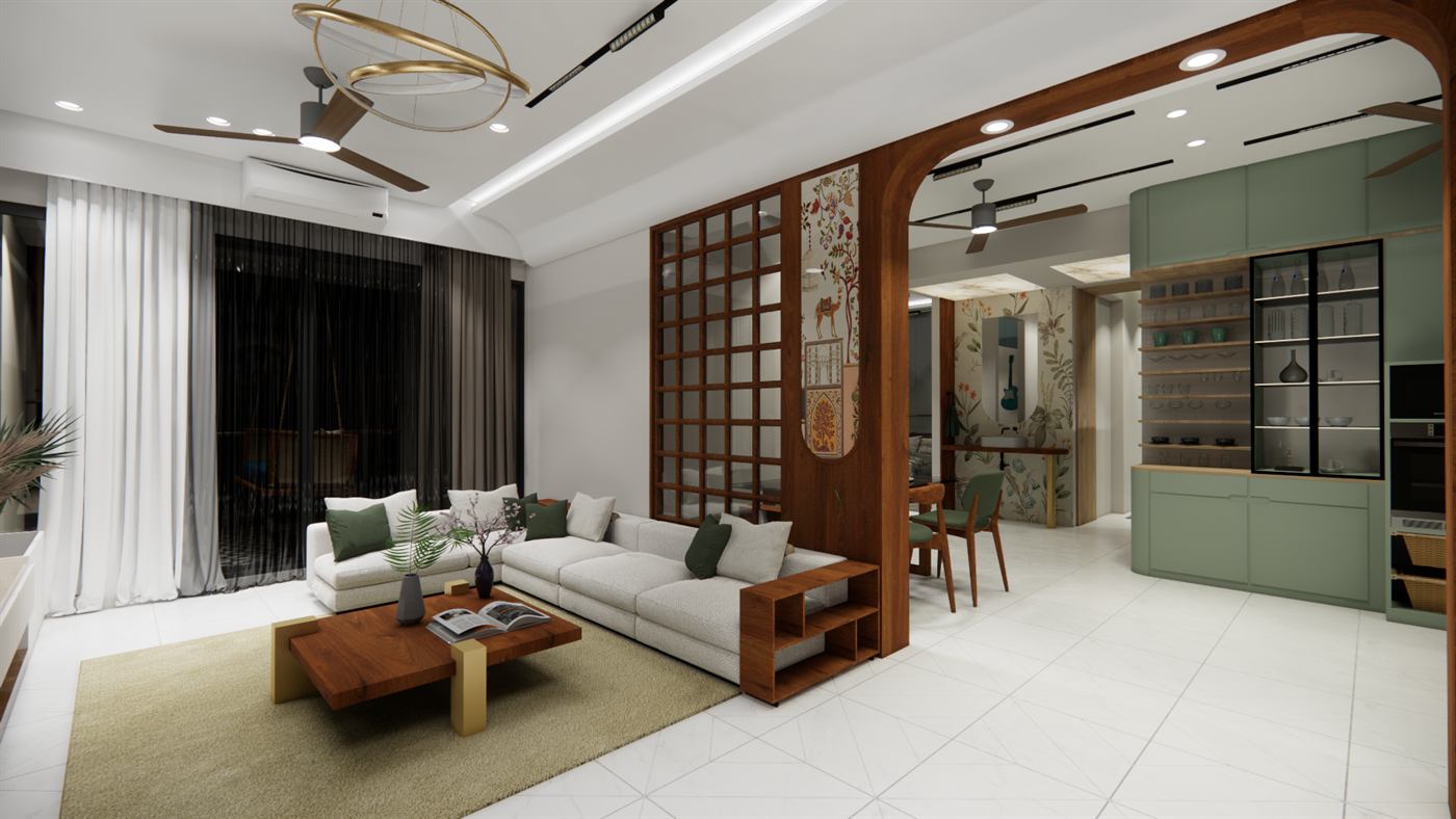 Residential concept &mdash; Living Room, image 21 of 49