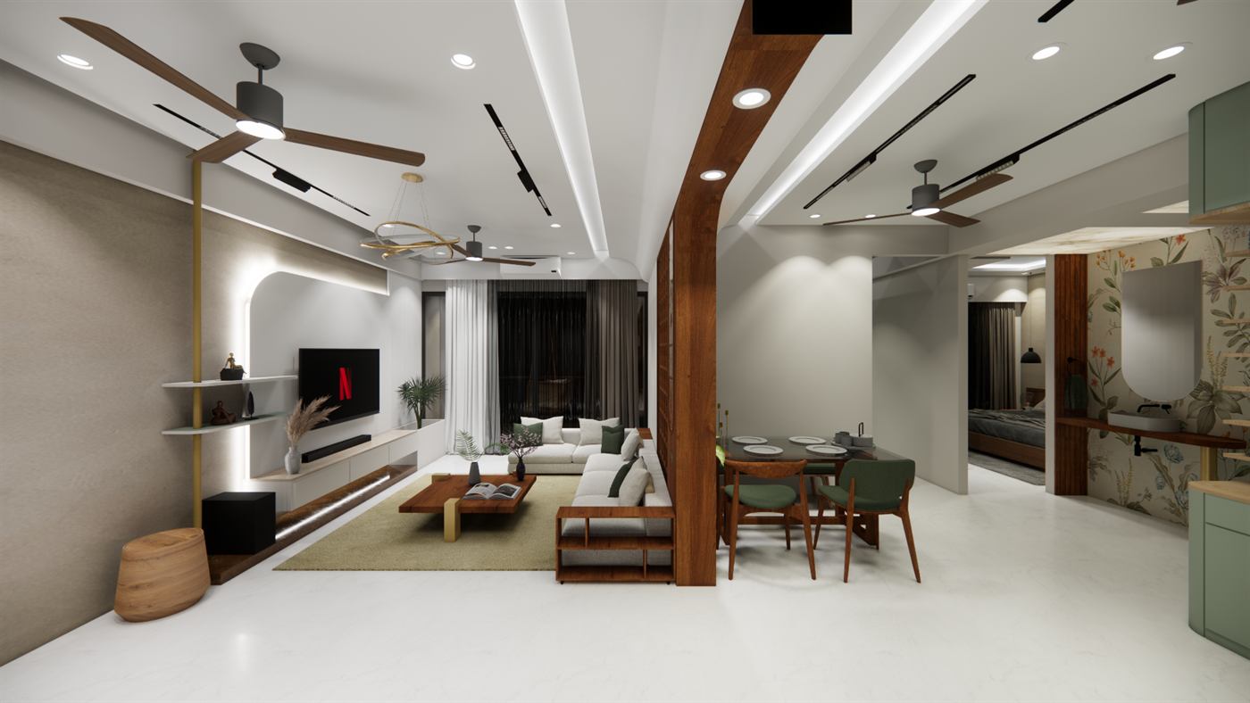 Residential concept &mdash; Living Room, image 23 of 49
