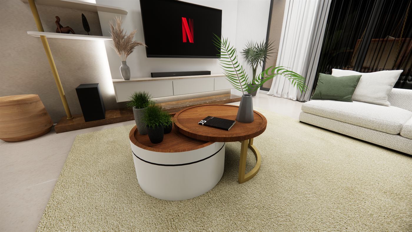 Residential concept &mdash; Living Room, image 25 of 49