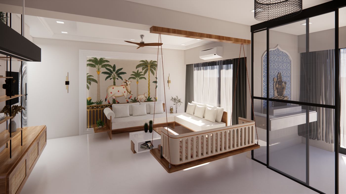 Residential concept &mdash; Living Room, image 14 of 24