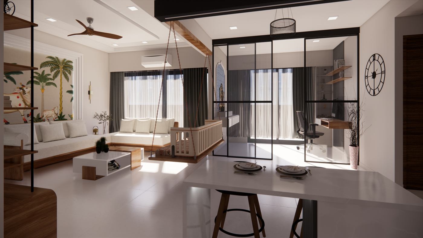 Residential concept &mdash; Living Room, image 15 of 24