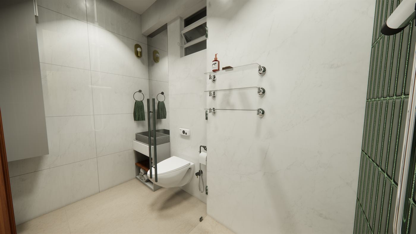 Residential concept &mdash; Washroom, image 44 of 49