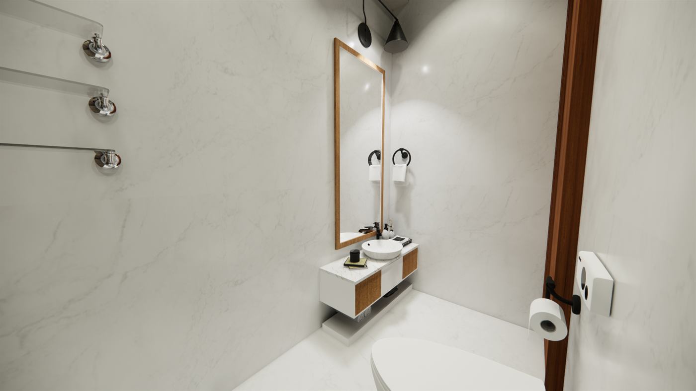 Residential concept &mdash; Washroom, image 47 of 49